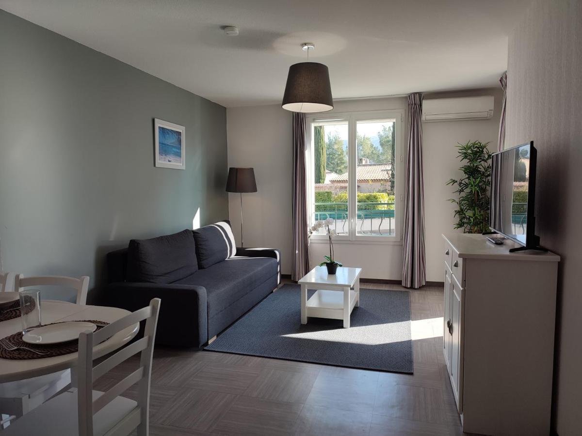 Le Romarin - Climatisation Piscine & Parking Prive Lägenhet Gréoux-les-Bains Exteriör bild